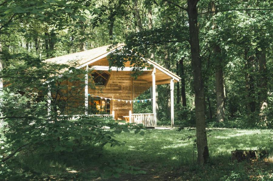 Chalets De Roos Beerze Bagian luar foto
